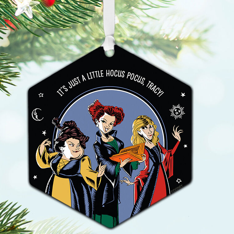 Hallmark Disney Hocus Pocus Metal Personalized Ornament, Custom Text