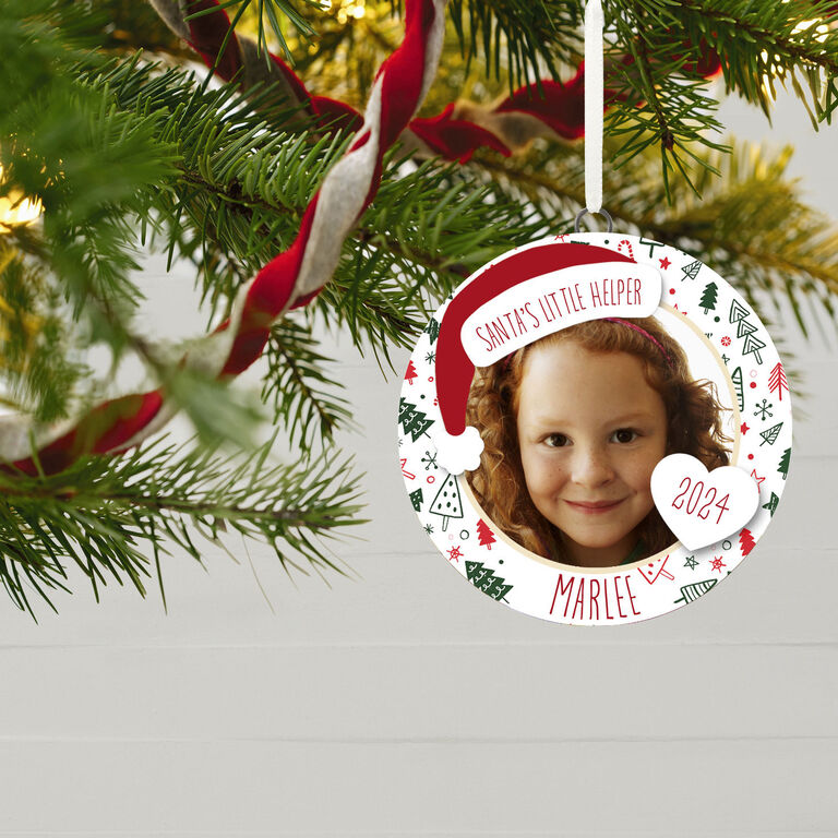 Hallmark Holiday Personalized Text And Photo Ceramic Ornament