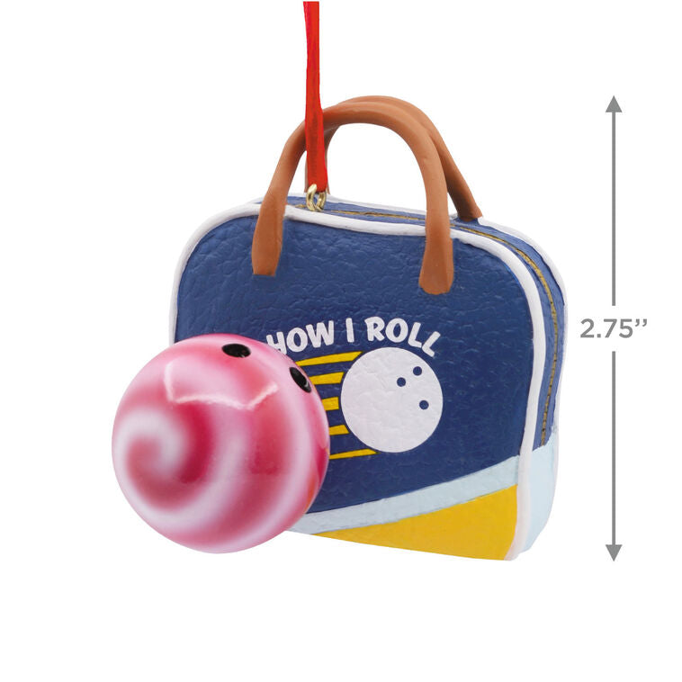  How I Roll Bowling Hallmark Ornament