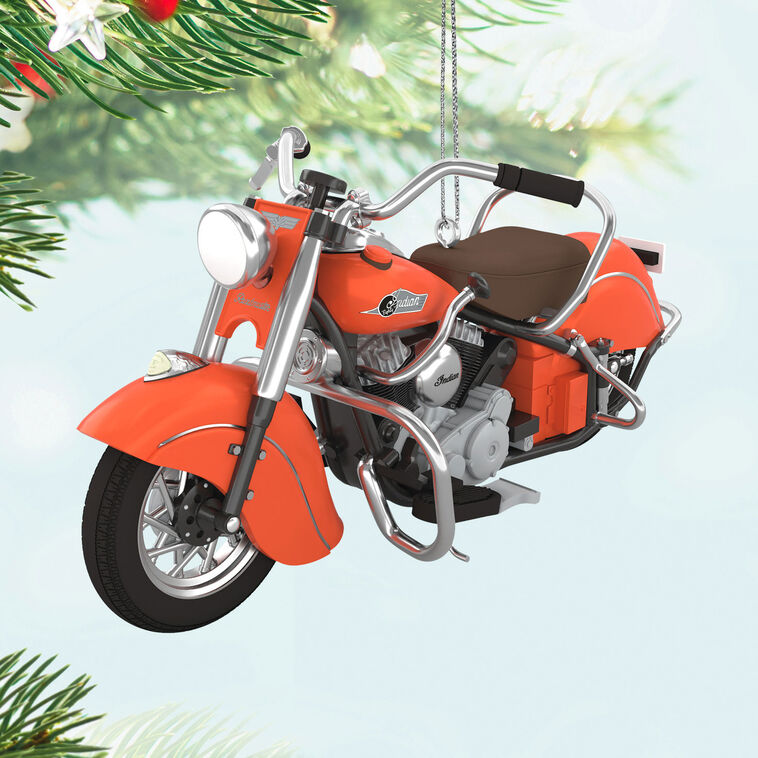 Hallmark 1953 Indian Chief Motorcycle 2025 Metal Ornament