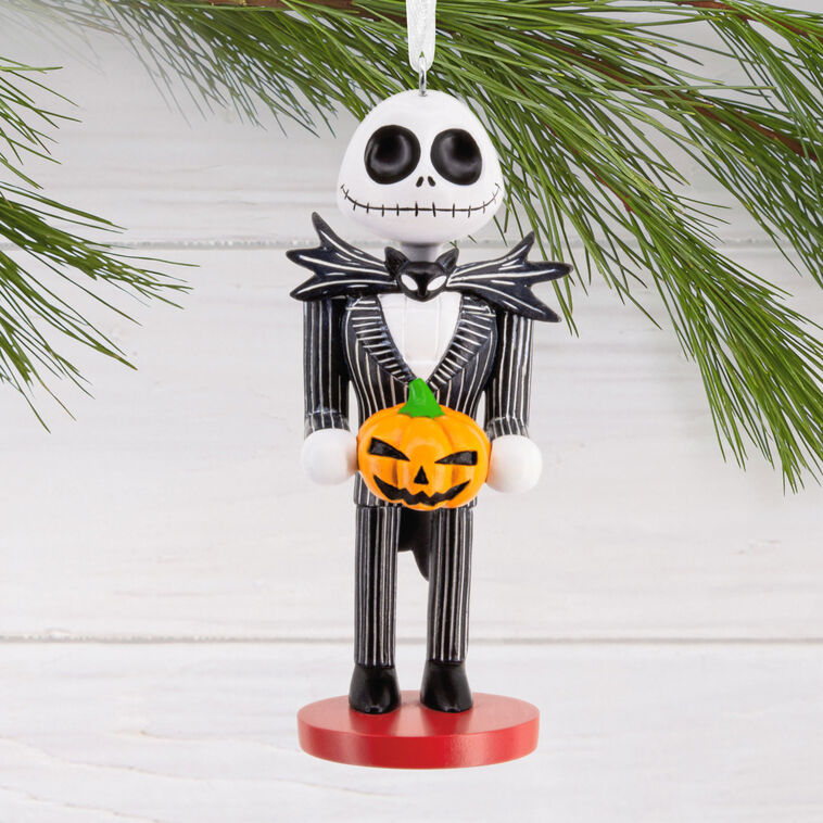  Disney Tim Burton's The Nightmare Before Christmas Jack Skellington Nutcracker Hallmark Ornament