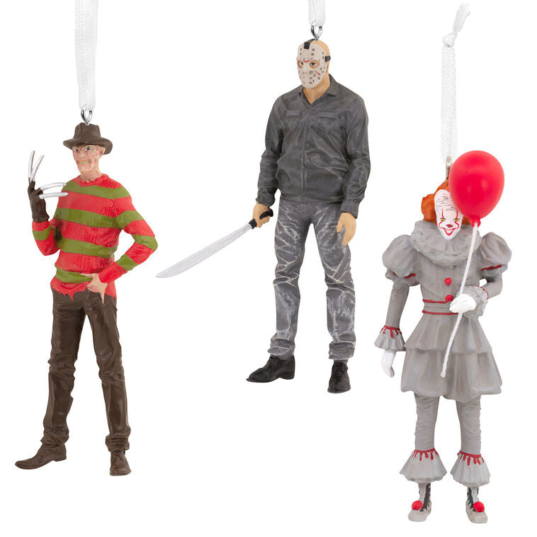 Hallmark Horror Movies Ornament Gift Set