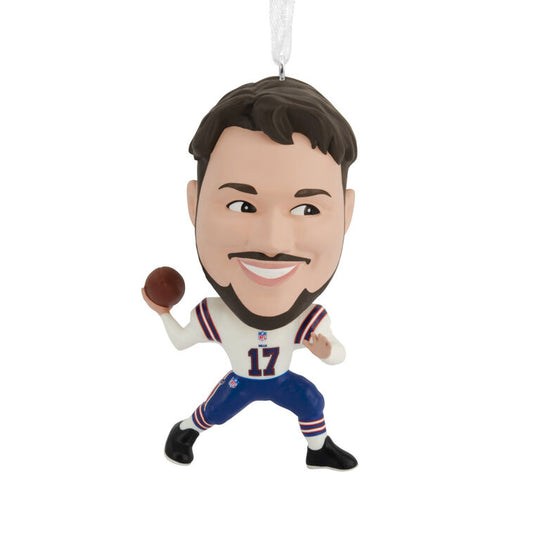 Hallmark NFL Buffalo Bills Josh Allen Bobblehead Ornament