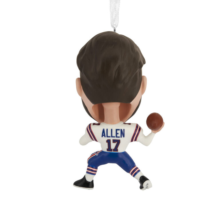 Hallmark NFL Buffalo Bills Josh Allen Bobblehead Ornament