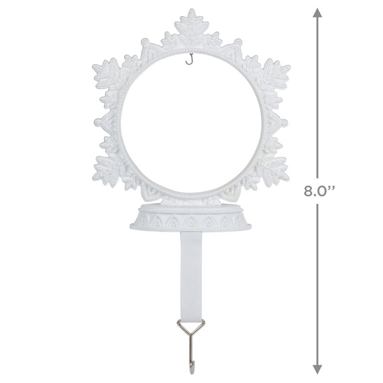 Hallmark Snowflake Ornament And Stocking Hanger