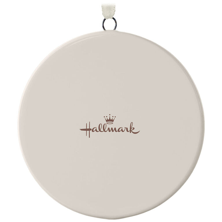  Lacrosse Ceramic Circle Personalized Photo Ornament