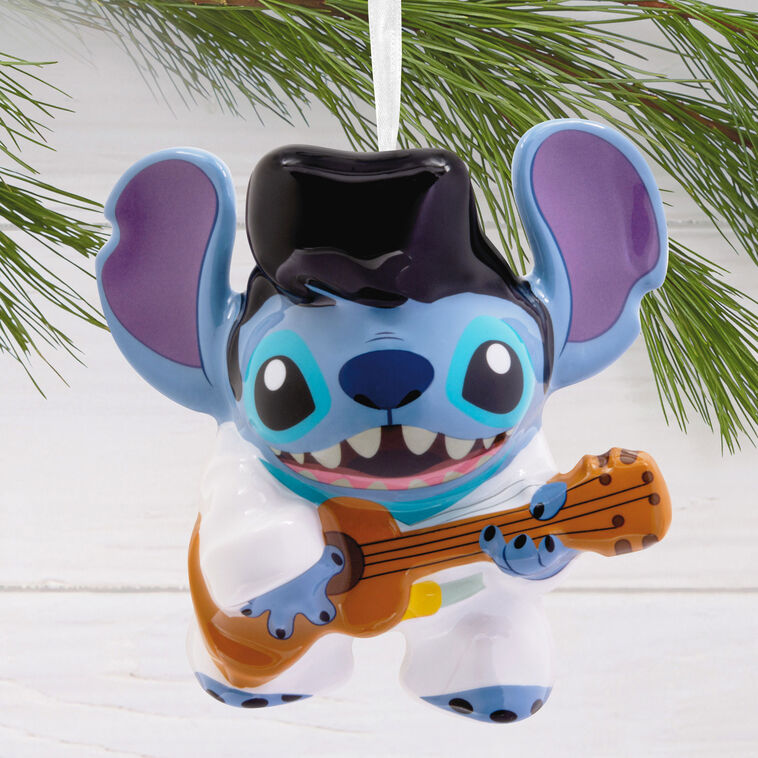  Disney Stitch Rock Star Stitch Shatterproof Hallmark Ornament
