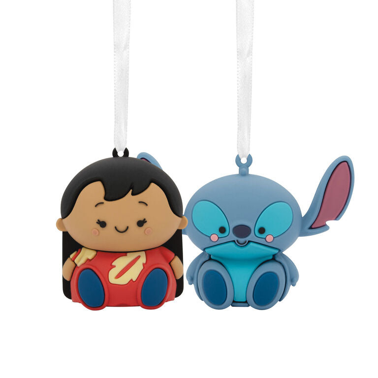  Better Together Disney Lilo & Stitch Magnetic Hallmark Ornaments, Set Of 2