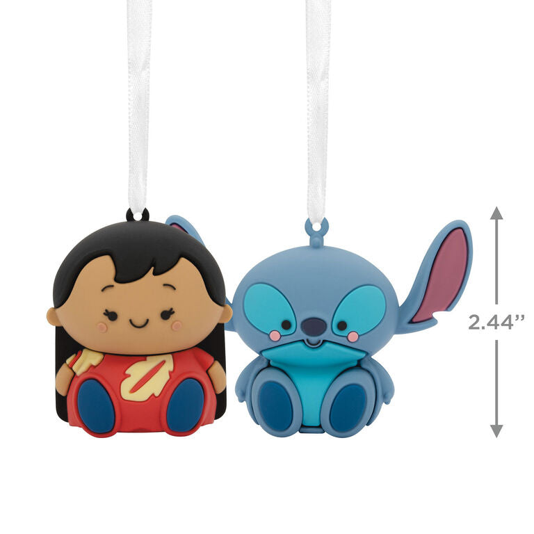  Better Together Disney Lilo & Stitch Magnetic Hallmark Ornaments, Set Of 2
