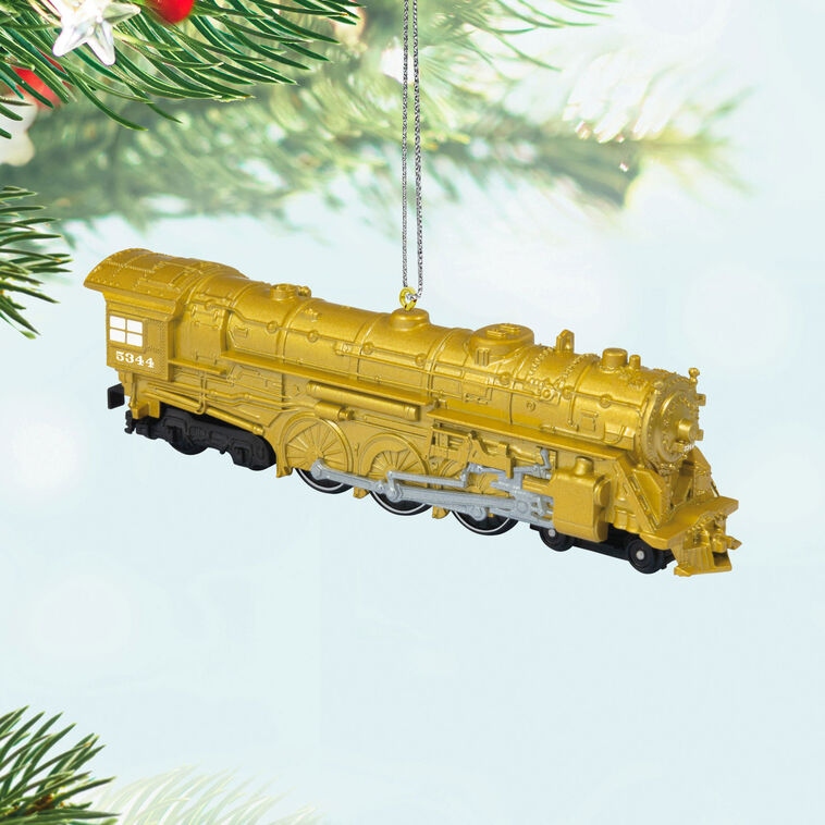 Hallmark Lionel® Trains New York Central 700E Hudson Locomotive Metallic Gold Metal Ornament