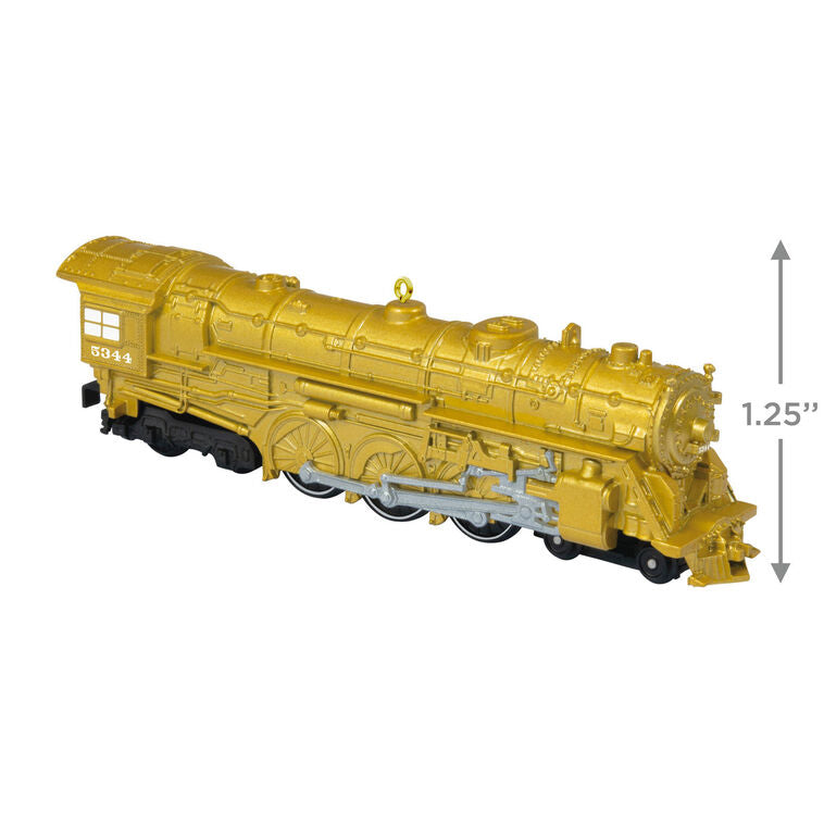 Hallmark Lionel® Trains New York Central 700E Hudson Locomotive Metallic Gold Metal Ornament