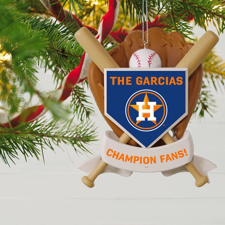  MLB Baseball Personalized Ornament, Astros™