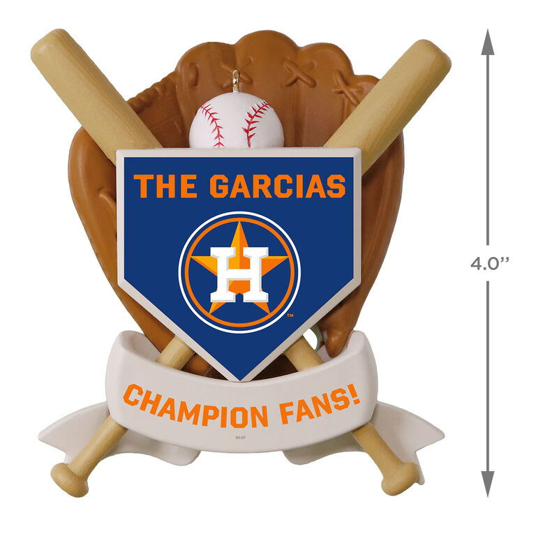  MLB Baseball Personalized Ornament, Astros™