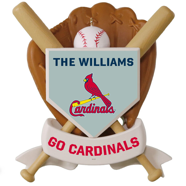  MLB Baseball Personalized Ornament, Cardinals™