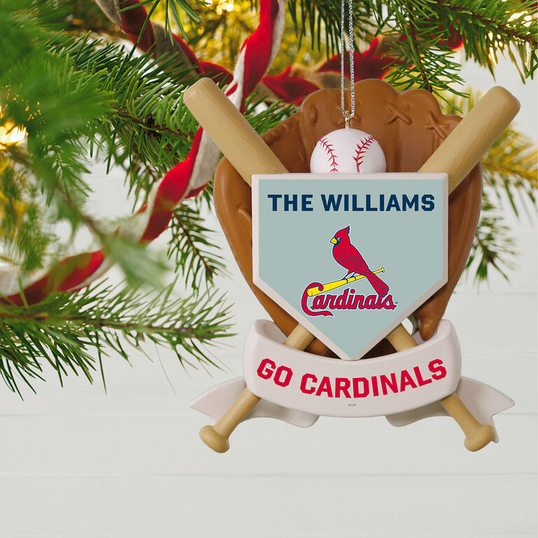  MLB Baseball Personalized Ornament, Cardinals™