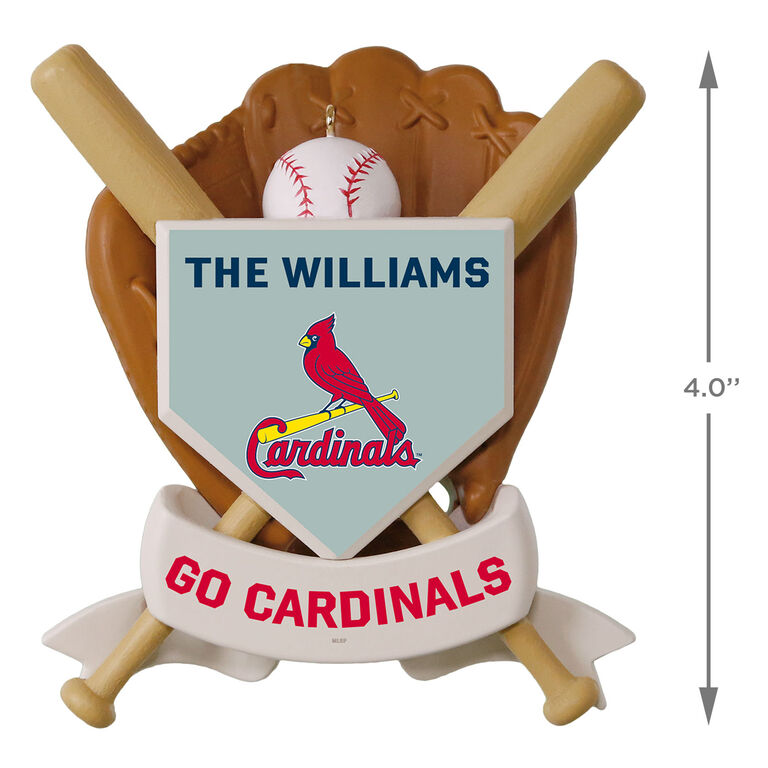  MLB Baseball Personalized Ornament, Cardinals™