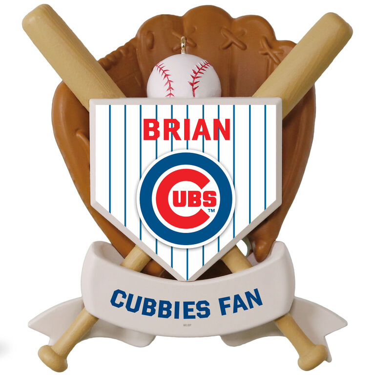  MLB Baseball Personalized Ornament, Cubs™
