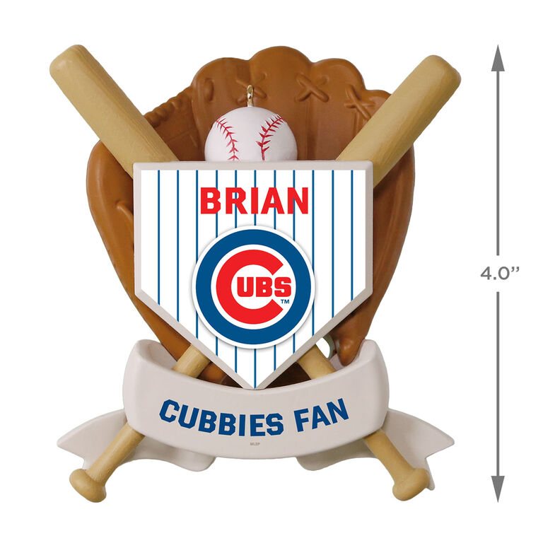 MLB Baseball Personalized Ornament, Cubs™