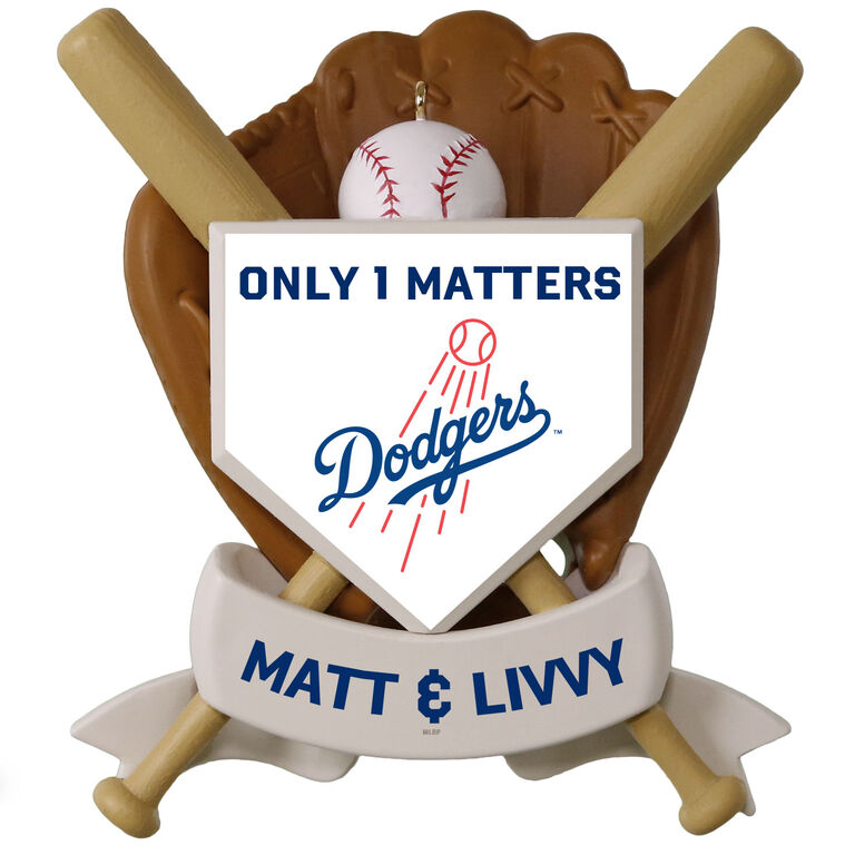  MLB Baseball Personalized Ornament, Dodgers™