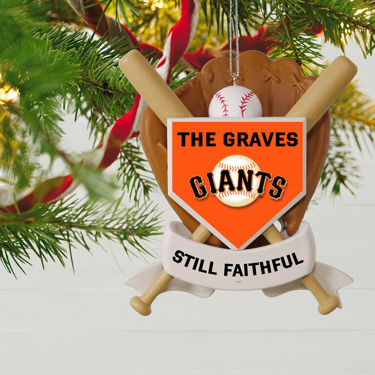 MLB Baseball Personalized Ornament, Giants™