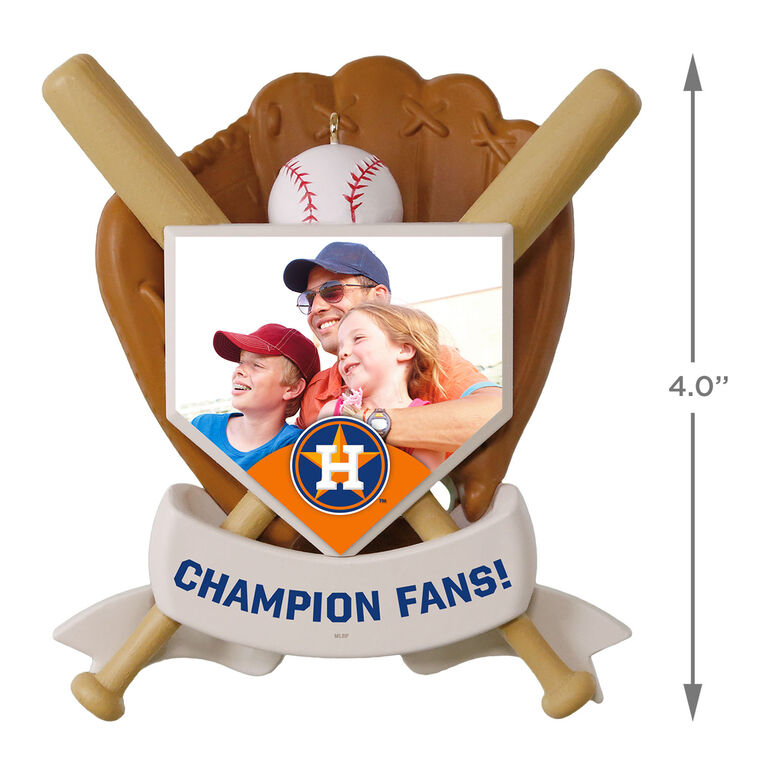Hallmark MLB Houston Astros™ Baseball Personalized Ornament, Custom Photo And Text