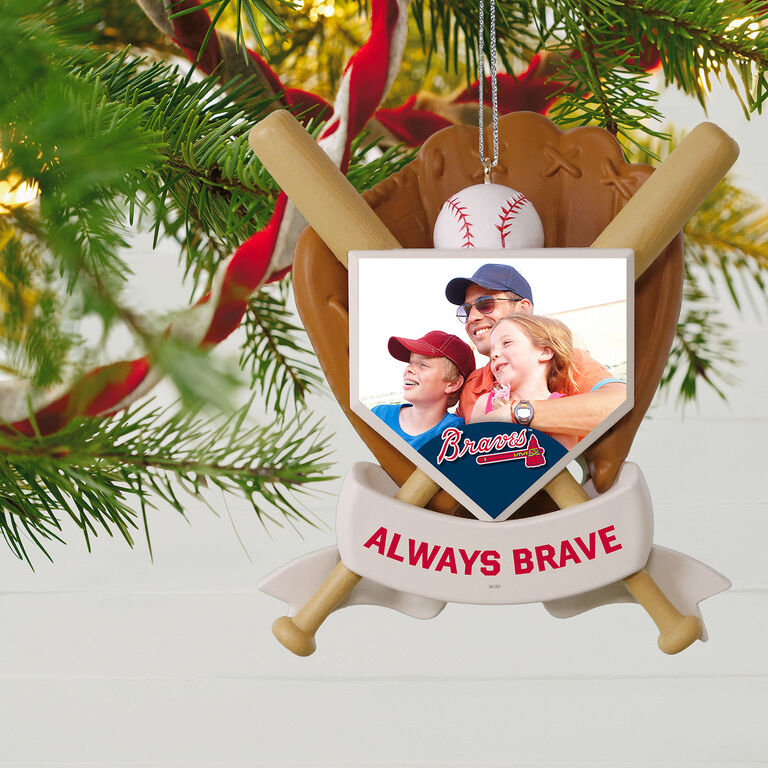  MLB Baseball Personalized Photo Ornament, Braves™