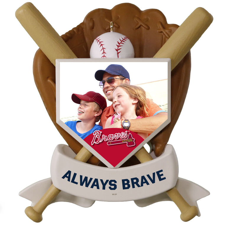  MLB Baseball Personalized Photo Ornament, Braves™
