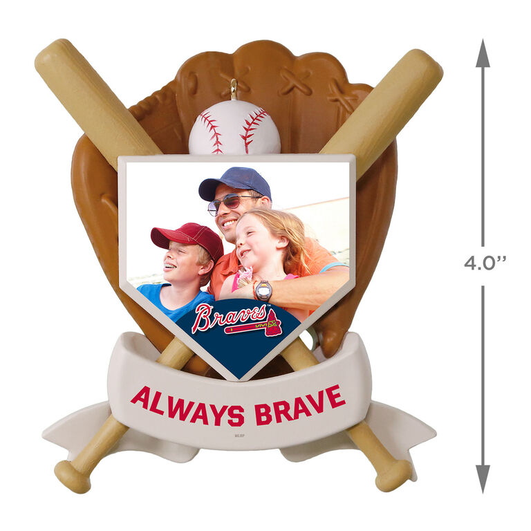  MLB Baseball Personalized Photo Ornament, Braves™