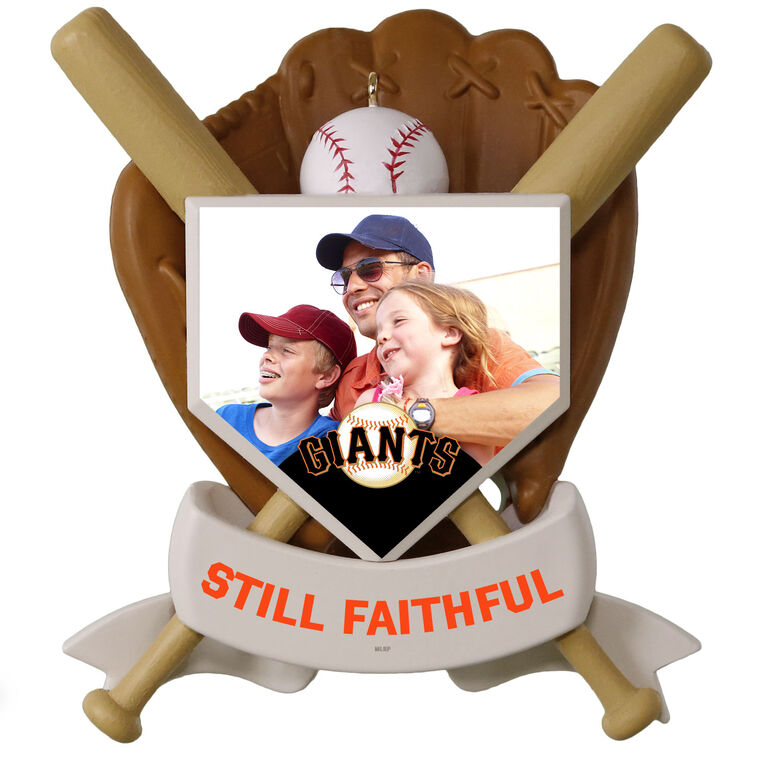 Hallmark MLB San Francisco Giants™ Baseball Personalized Ornament, Custom Photo And Text
