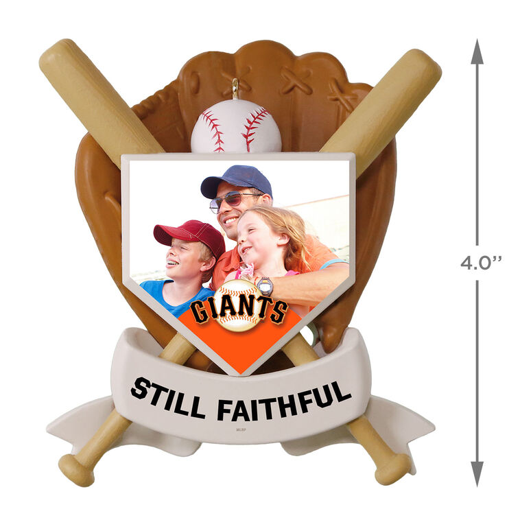 Hallmark MLB San Francisco Giants™ Baseball Personalized Ornament, Custom Photo And Text