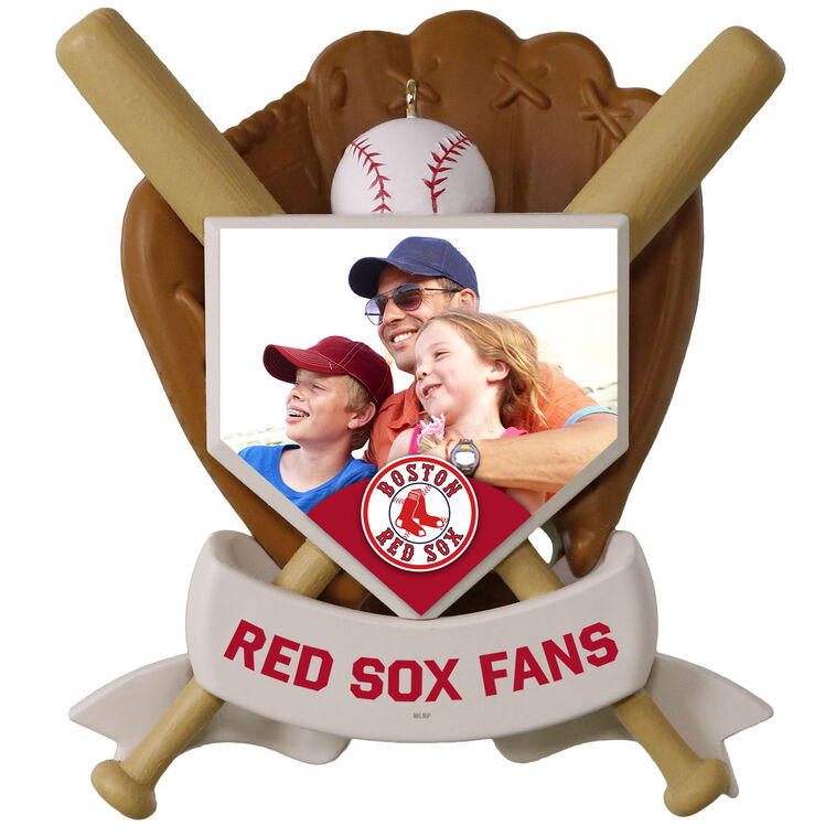 Hallmark MLB Boston Red Sox™ Baseball Personalized Ornament, Custom Photo And Text