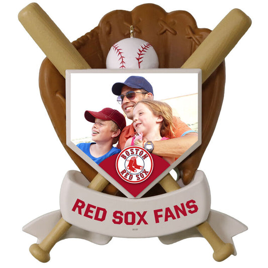 Hallmark MLB Boston Red Sox™ Baseball Personalized Ornament, Custom Photo And Text