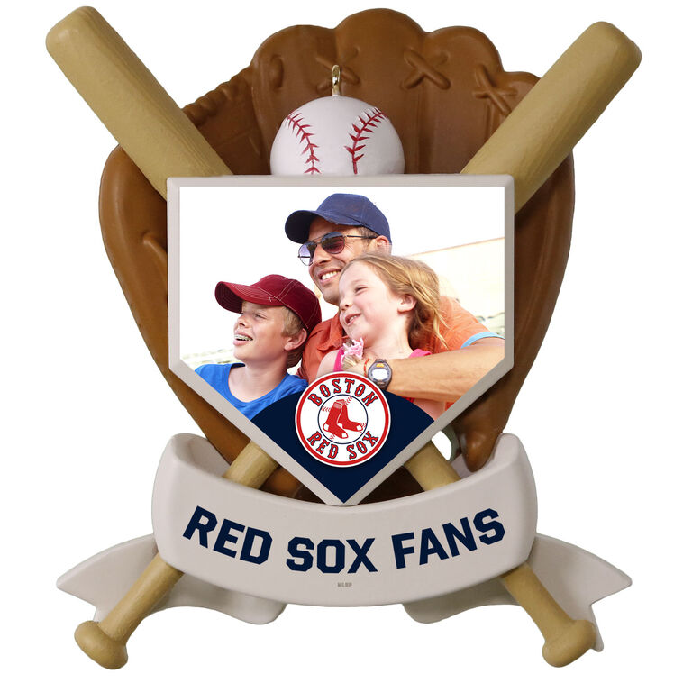 Hallmark MLB Boston Red Sox™ Baseball Personalized Ornament, Custom Photo And Text