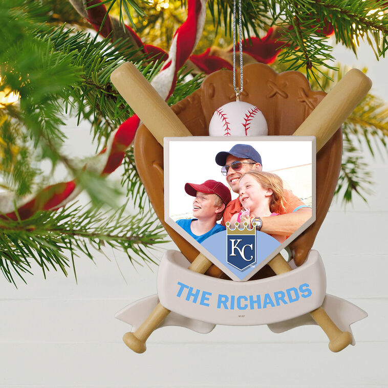 Hallmark MLB Kansas City Royals™ Baseball Personalized Ornament, Custom Photo And Text