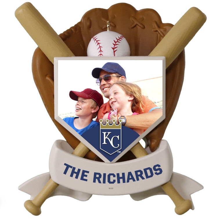 Hallmark MLB Kansas City Royals™ Baseball Personalized Ornament, Custom Photo And Text