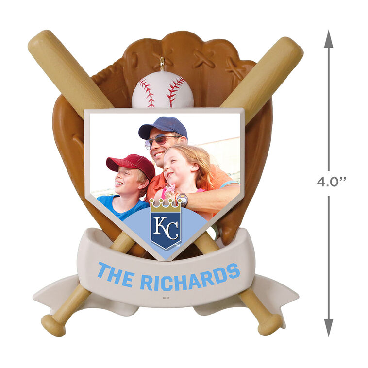 Hallmark MLB Kansas City Royals™ Baseball Personalized Ornament, Custom Photo And Text