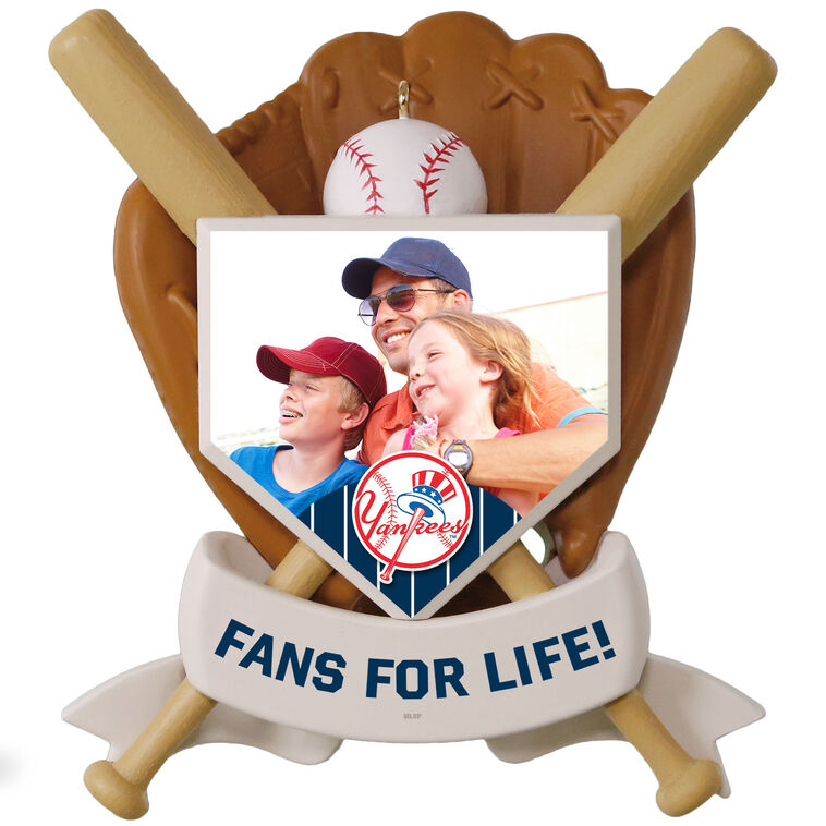Hallmark MLB New York Yankees™ Baseball Personalized Ornament, Custom Photo And Text