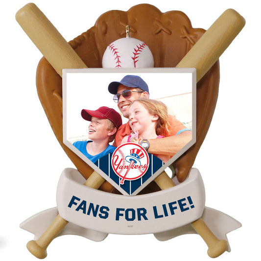 Hallmark MLB New York Yankees™ Baseball Personalized Ornament, Custom Photo And Text