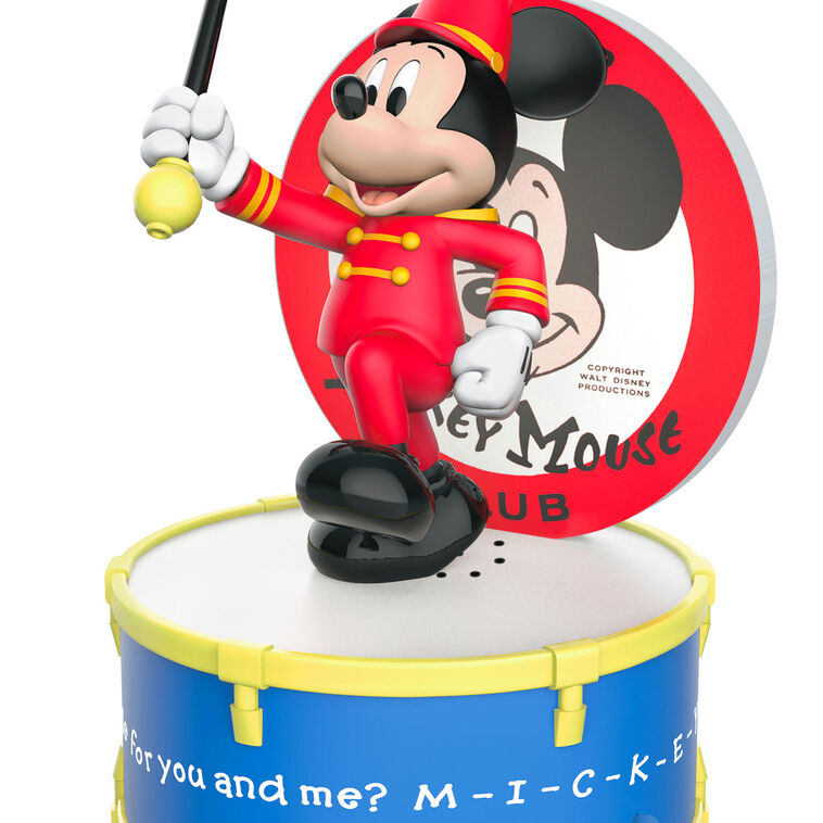 Hallmark Disney The Mickey Mouse Club 70 Years Of Music And Fun Musical Ornament With Light