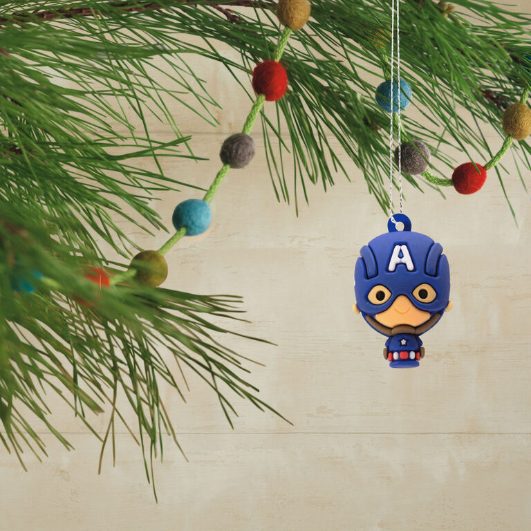  Mini Marvel Super Heroes Shatterproof Hallmark Ornaments, Set Of 6
