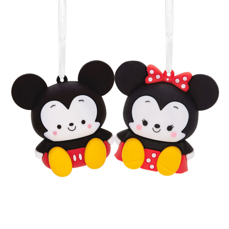  Better Together Disney Mickey And Minnie Magnetic Hallmark Ornaments, Set Of 2