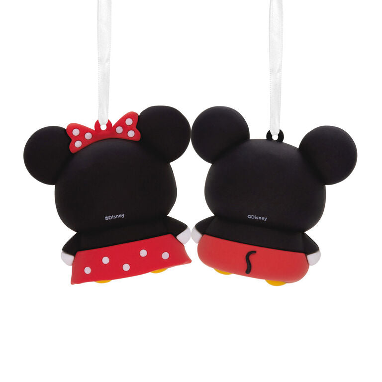  Better Together Disney Mickey And Minnie Magnetic Hallmark Ornaments, Set Of 2