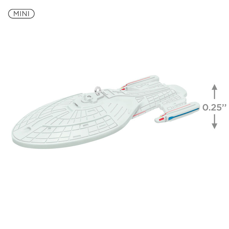 Hallmark Mini Star Trek™: Voyager U.S.S. Voyager Ornament, 0.25"