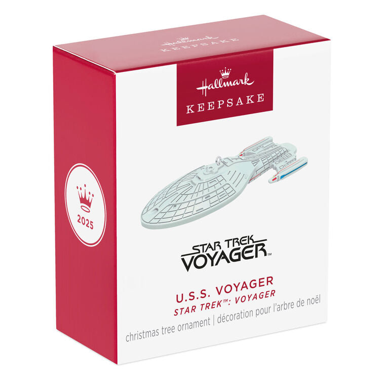 Hallmark Mini Star Trek™: Voyager U.S.S. Voyager Ornament, 0.25"