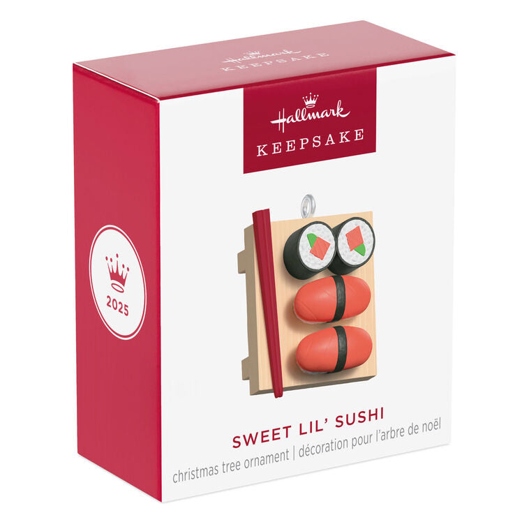Hallmark Mini Sweet Lil' Sushi Ornament, 1"