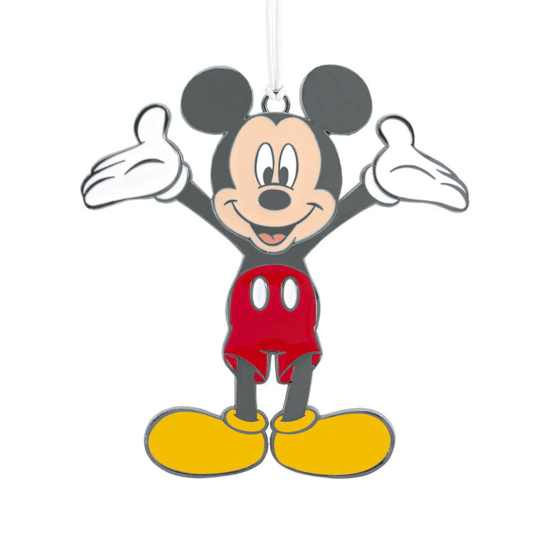  Disney Mickey Mouse Moving Metal Hallmark Ornament