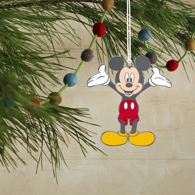  Disney Mickey Mouse Moving Metal Hallmark Ornament