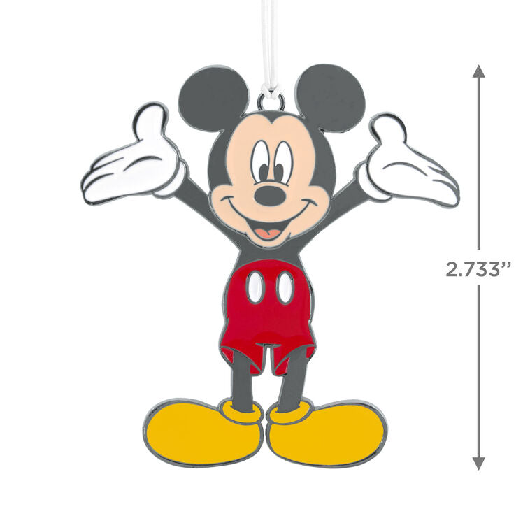  Disney Mickey Mouse Moving Metal Hallmark Ornament