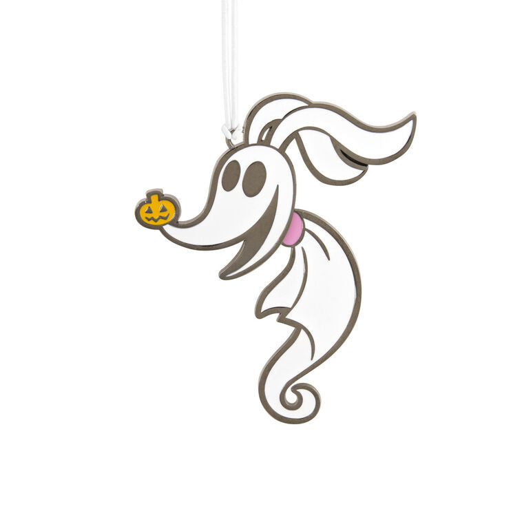  Disney Tim Burton's The Nightmare Before Christmas Zero Moving Metal Hallmark Ornament