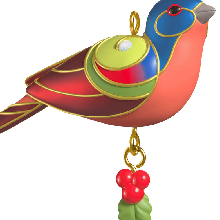 Hallmark Mini Painted Bunting Ornament, 0.75"